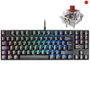 Mars Gaming MKREVO PRO Teclado Mecánico TKL con Switches Rojos